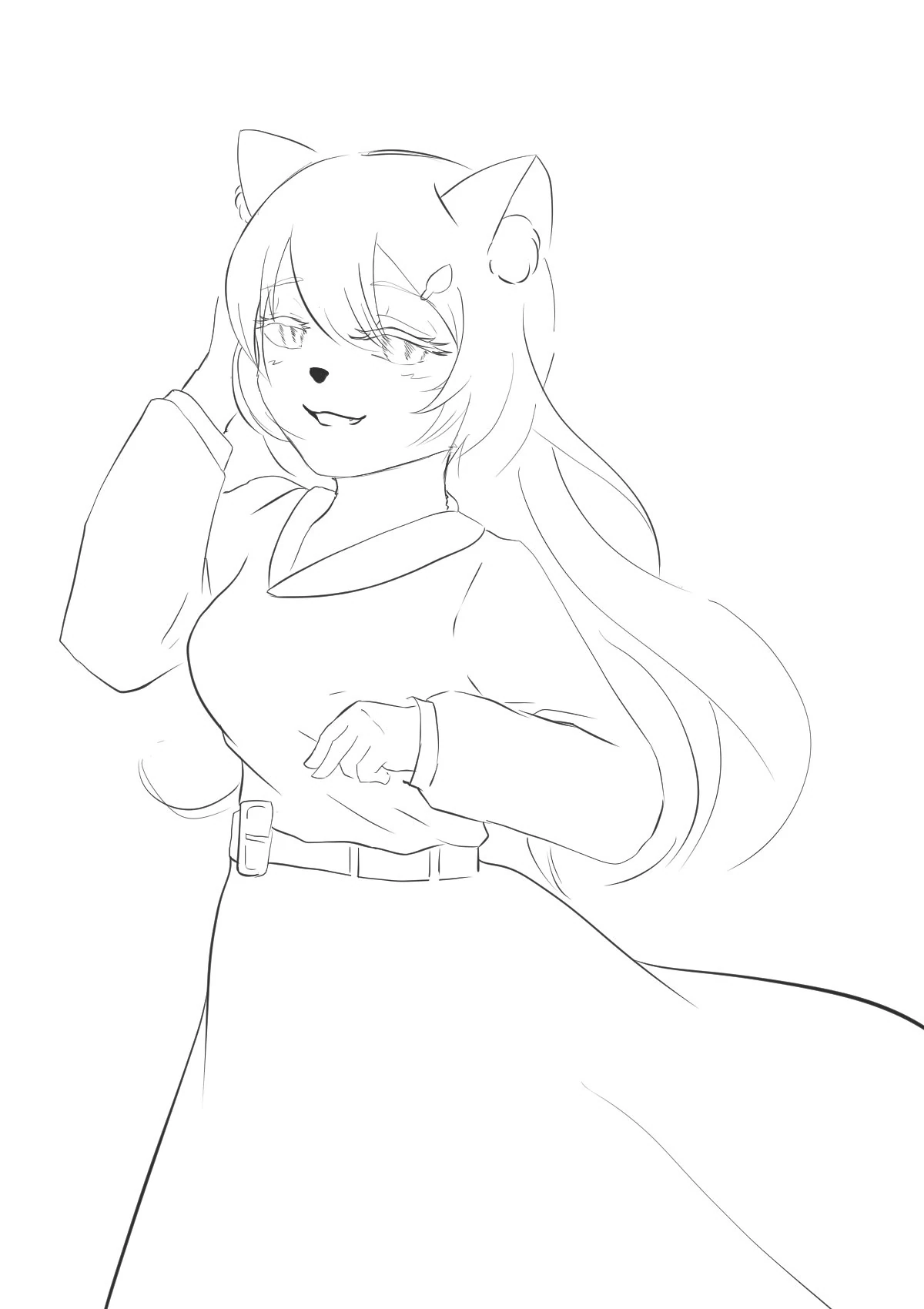 まめたぬきさんのイラスト